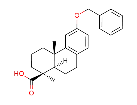 (1S,4aS,10aR)-6-(benzyloxy)-1,4a-dimethyl-1,2,3,4,4a,9,10,10a-octahydrophenanthrene-1-carboxylic acid