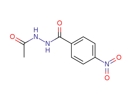 Molecular Structure of 22816-00-8 (1-Acetyl-2-(4-nitrobenzoyl)hydrazine)