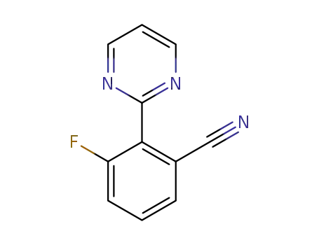 3-fluoro-2-(pyrimidin-2-yl)benzonitrile