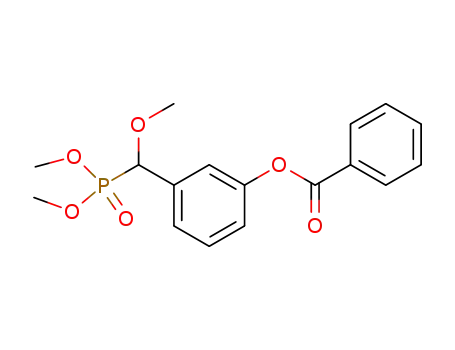 Dimethyl 1-methoxy-1-(3-benzoyloxyphenyl)methylphosphonate