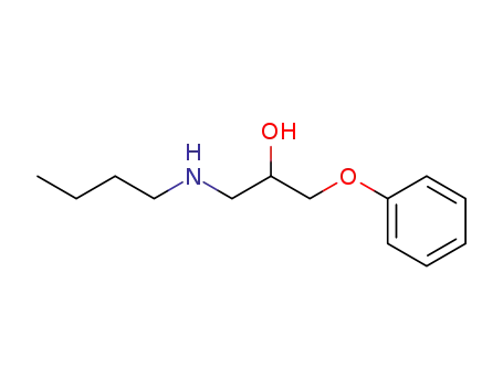 Molecular Structure of 29638-63-9 (1-(butylamino)-3-phenoxypropan-2-ol)