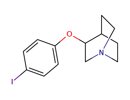 1-Azabicyclo[2.2.2]octane, 3-(4-iodophenoxy)-