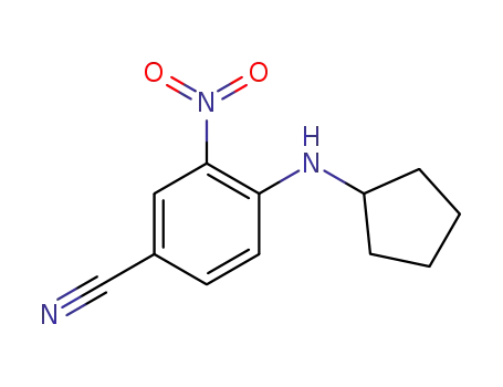 4-(cyclopentylamino)-3-nitrobenzonitrile