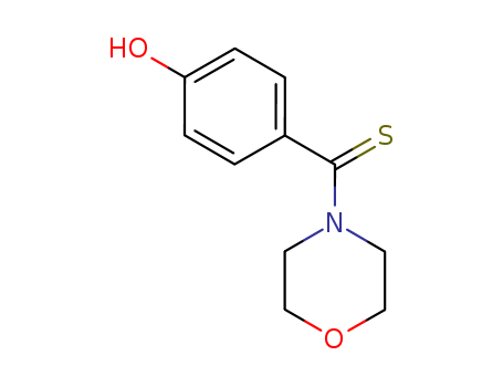 Methanethione,(4-hydroxyphenyl)-4-morpholinyl- cas  3202-77-5