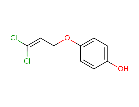 Molecular Structure of 178043-37-3 (Phenol, 4-[(3,3-dichloro-2-propenyl)oxy]-)