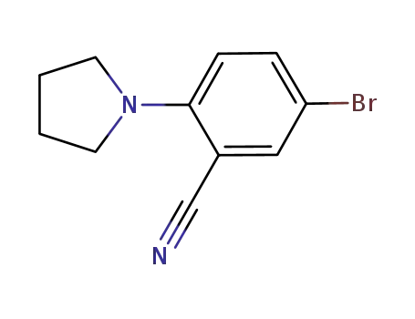 5-BroMo-2-(pyrrolidin-1-yl)benzonitrile