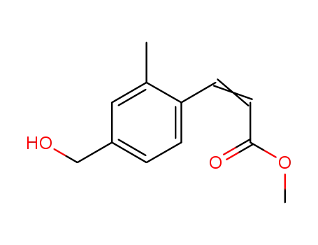 2-Propenoic acid, 3-[4-(hydroxymethyl)-2-methylphenyl]-, methyl ester