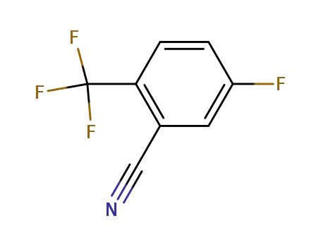 Molecular Structure of 240800-45-7 (5-FLUORO-2-(TRIFLUOROMETHYL)BENZONITRILE)