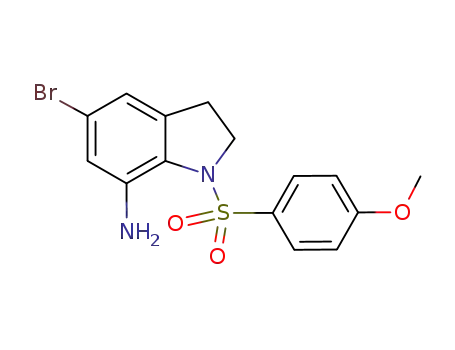 5-bromo-1-(4-methoxy-benzenesulfonyl)-2,3-dihydro-1H-indol-7-ylamine