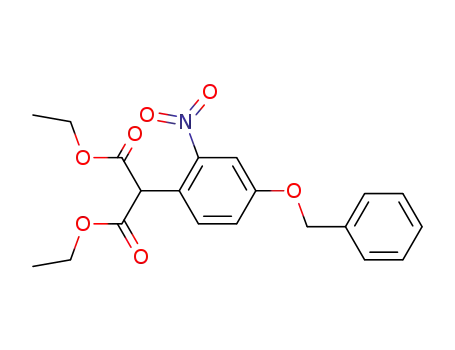 diethyl <4-(benzyloxy)-2-nitrophenyl>malonate