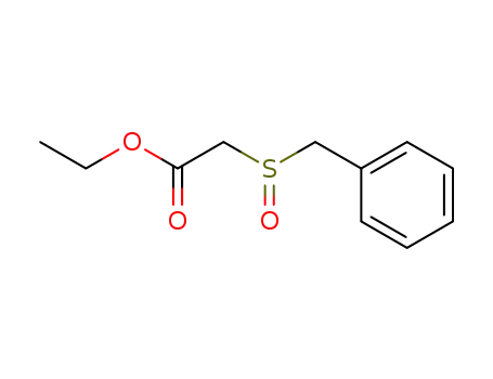 Acetic acid, [(phenylmethyl)sulfinyl]-, ethyl ester