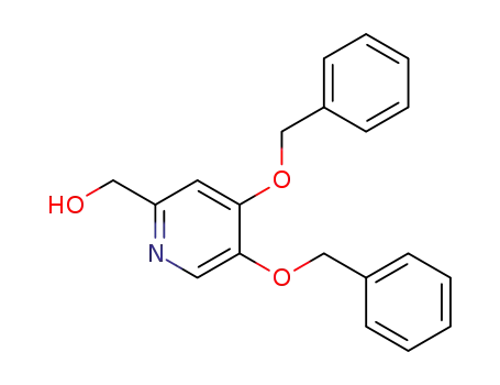 Molecular Structure of 112334-43-7 (2-Pyridinemethanol, 4,5-bis(phenylmethoxy)-)