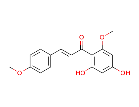 Molecular Structure of 56121-44-9 (2',4'-Dihydroxy-4,6'-dimethoxychalcone)