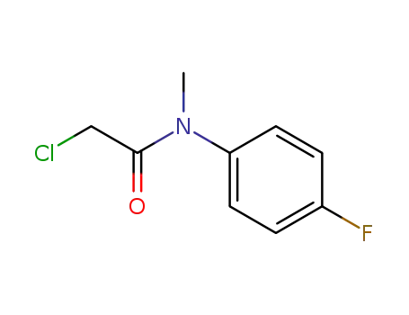 Molecular Structure of 388078-30-6 (Acetamide, 2-chloro-N-(4-fluorophenyl)-N-methyl-)