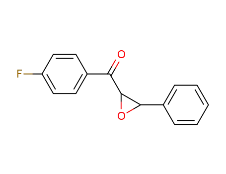 Molecular Structure of 73936-27-3 ((4-fluorophenyl)[(2R,3S)-3-phenyloxiran-2-yl]methanone)
