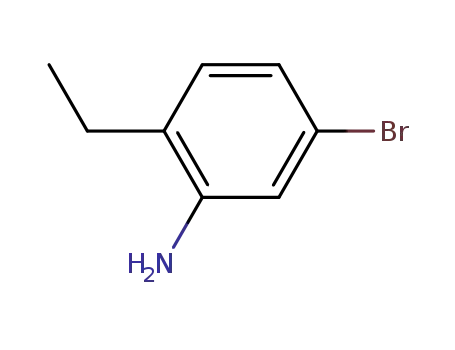 Molecular Structure of 14922-91-9 (5-Bromo-2-ethyl-phenylamine)