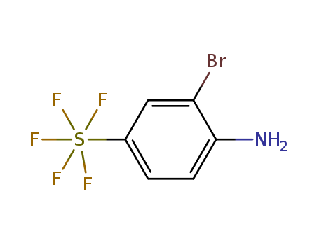 2-Bromo-4-(pentafluoro-6-sulfanyl)aniline