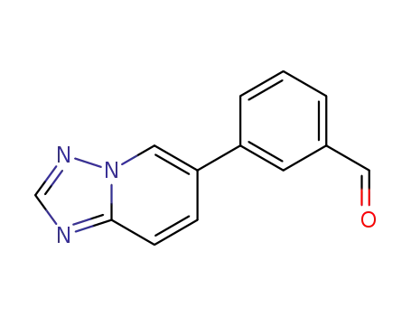 Molecular Structure of 1254941-98-4 (3-([1,2,4]triazolo[1,5-a]pyridin-6-yl)benzaldehyde)