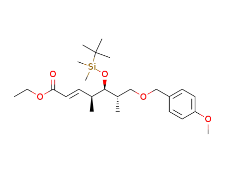 ethyl (4S,5R,6S,2E)-7-(4-methoxybenzyloxy)-5-(tert-butyldimethylsilyloxy)-4,6-dimethylhept-2-enoate