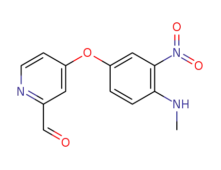 2-피리딘카르복스알데히드, 4-[4-(메틸아미노)-3-니트로페녹시]-