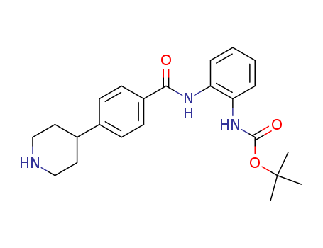 tert-butyl 2-[(4-piperidin-4-ylbenzoyl)amino]phenylcarbamate