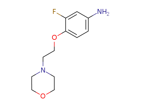 3-FLUORO-4-[2-(4-MORPHOLINYL)ETHOXY]PHENYLAMINE