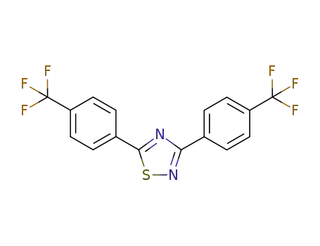 Molecular Structure of 1253299-11-4 (3,5-bis(4-(trifluoromethyl)phenyl)-1,2,4-thiadiazole)
