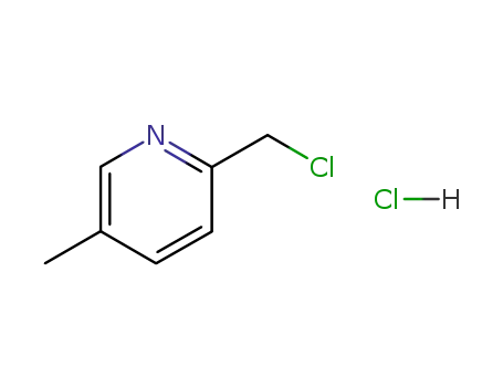 Molecular Structure of 71670-70-7 (2-(ChloroMethyl)-5-Methylpyridine hydrochloride)