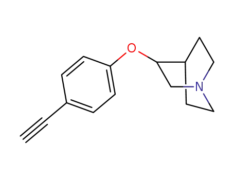 1-Azabicyclo[2.2.2]octane, 3-(4-ethynylphenoxy)-