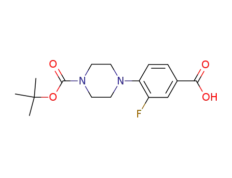 4-(4-(tert-butoxycarbonyl)piperazin-1-yl)-3-fluorobenzoic acid