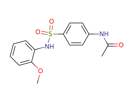 Molecular Structure of 19838-01-8 (4'-(2-MethoxyphenylsulfaMoyl)acetanilide, 97%)