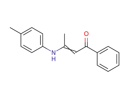 Molecular Structure of 37003-81-9 (2-Buten-1-one, 3-[(4-methylphenyl)amino]-1-phenyl-)
