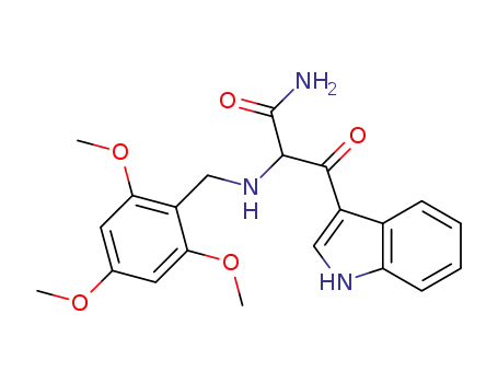 3-(3-indolyl)-3-oxo-2-(2,4,6-trimethoxybenzylamino)propionamide