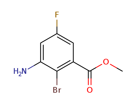 methyl 2-bromo-5-fluoro-3-aminobenzoate cas no. 1342063-52-8 98%