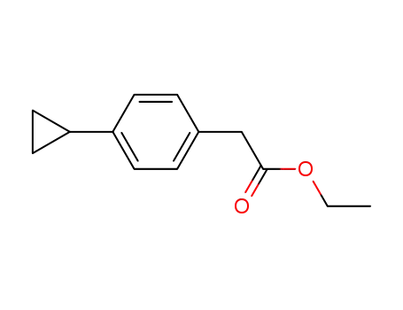 Molecular Structure of 40641-92-7 (Ethyl 2-(4-cyclopropylphenyl)acetate)
