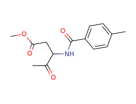methyl 3-(4-methylbenzamido)-4-oxopentanoate