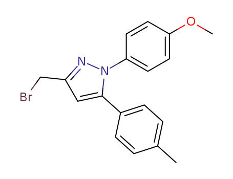 1H-Pyrazole, 3-(bromomethyl)-1-(4-methoxyphenyl)-5-(4-methylphenyl)-