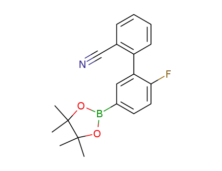 2'-Fluoro-5'-(4,4,5,5-tetramethyl-[1,3,2]dioxaborolan-2-yl)biphenyl-2-carbonitrile