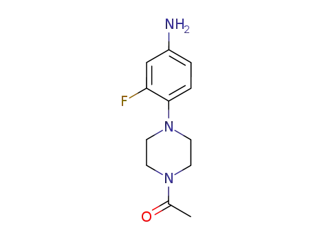 4-(4-아세틸-피페라진-1-일)-2-플루오로아닐린