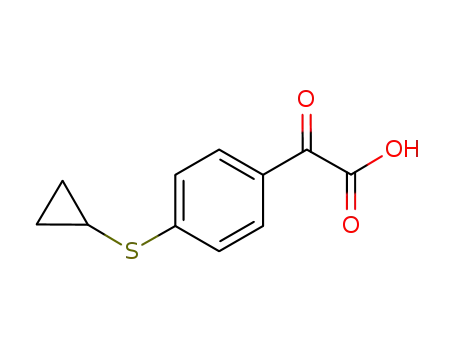 2-(4-cyclopropylsulfanylphenyl)-2-oxoacetic acid