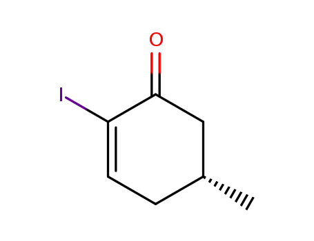 (R)-5-methyl-2-iodo-2-cyclohexen-1-one