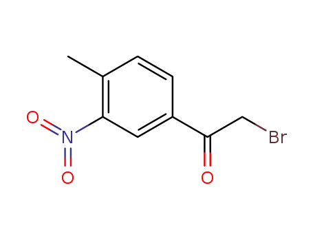 Molecular Structure of 22019-50-7 (2-bromo-3-nitro-4-methylacetophenone)