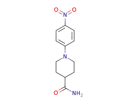 Molecular Structure of 223786-49-0 (1-(4-NITROPHENYL)PIPERIDINE-4-CARBOXAMIDE)