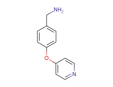 Molecular Structure of 685533-73-7 (Benzenemethanamine, 4-(4-pyridinyloxy)- (9CI))