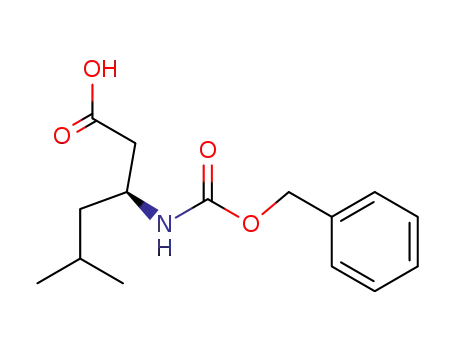 Hexanoic acid, 5-methyl-3-[[(phenylmethoxy)carbonyl]amino]-, (3S)-