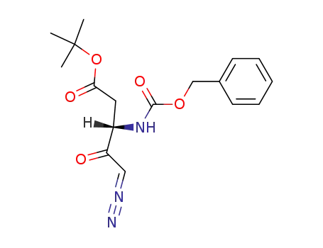 Molecular Structure of 118248-02-5 (Z-Asp(OBut)-CHN<sub>2</sub>)