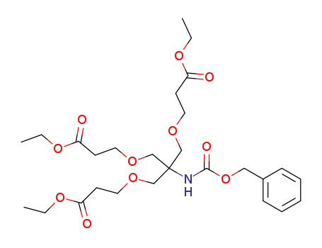 benzyl N-{tris[2-(ethoxycarbonyl)ethoxymethyl]methyl}carbamate