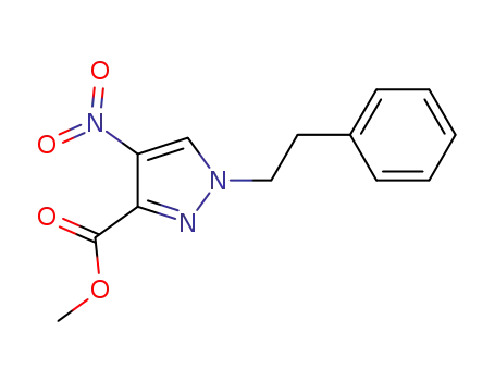 Methyl 4-nitro-1-phenethyl-1H-pyrazole-3-carboxylate