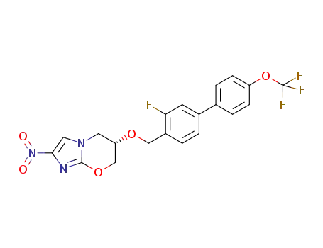 (6S)-6-{[3-fluoro-4'-(trifluoromethoxy)[1,1'-biphenyl]-4-yl]methoxy}-2-nitro-6,7-dihydro-5H-imidazo[2,1-6][1,3]oxazine