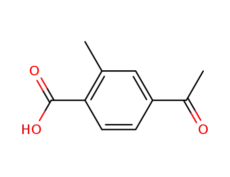 Molecular Structure of 55860-35-0 (4-acetyl-2-methyl benzoic acid)